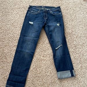 Kut destructed denim